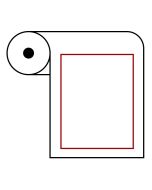 ABE-5886 Blank Thermal Labels, 58mm W x 86mm L