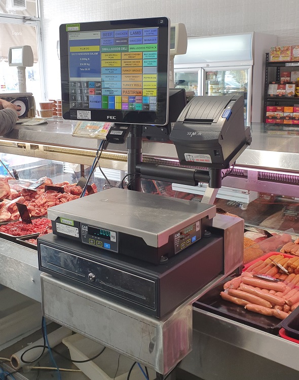 POS Weighing System for Butcher Shop