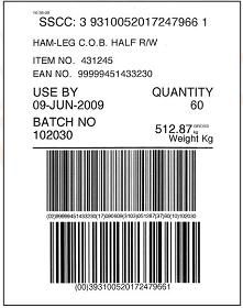 Carton Labeller With Official Marks For Exporting Meat Products