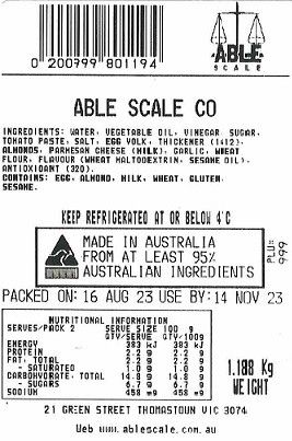 peal label